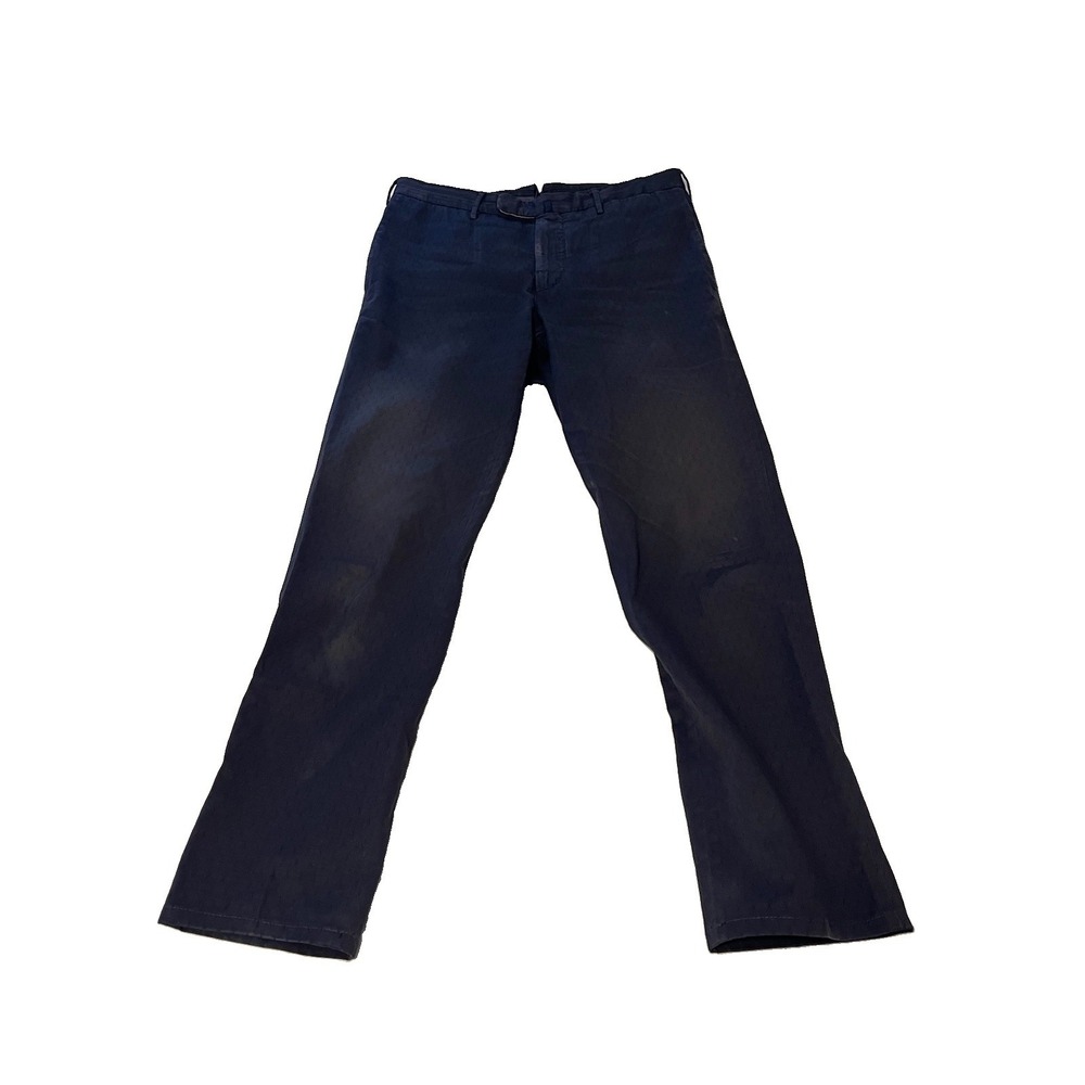 Incotex High Comfort Skin Fit Pattern 82 Mens Pants Blue 32x29